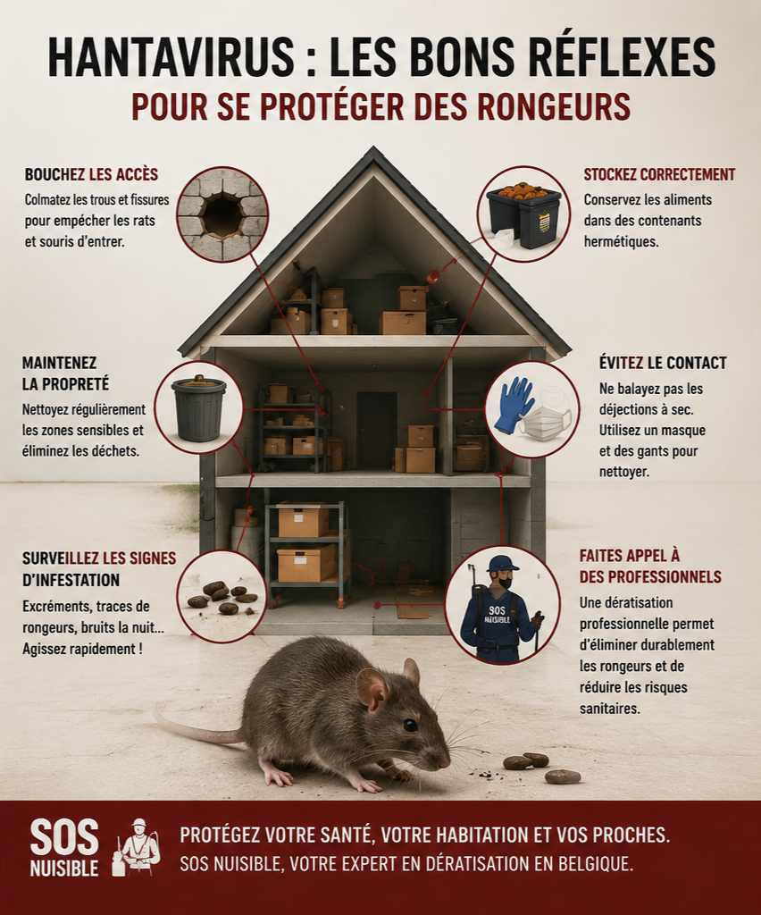 Virus hantavirus : symptômes, dangers et prévention contre les rongeurs